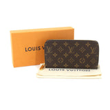 Louis Vuitton Monogram Zippy Wallet Round Zipper Long Brown