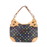 Louis Vuitton Monogram Multicolor Greta Shoulder Bag Noir Black