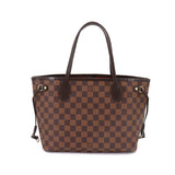 Louis Vuitton Damier Neverfull PM Tote Bag Ebene Brown