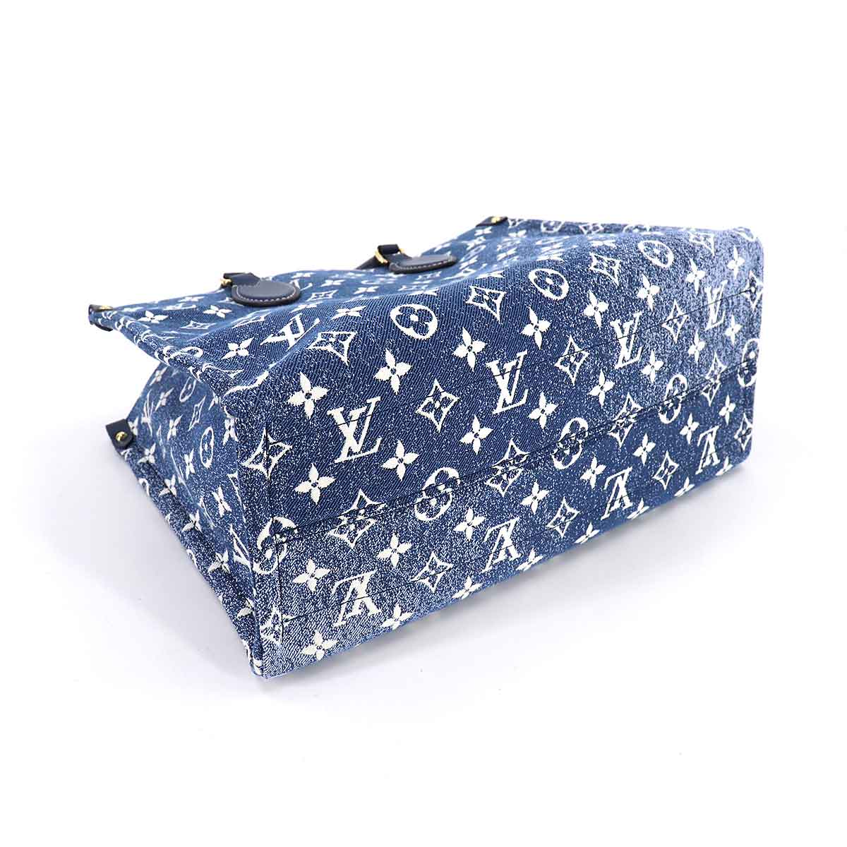Louis Vuitton Monogram Jacquard Denim Onthego MM 2way Tote Shoulder Bag