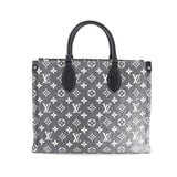 Louis Vuitton Monogram Jacquard Denim On The Go MM 2way Tote Bag