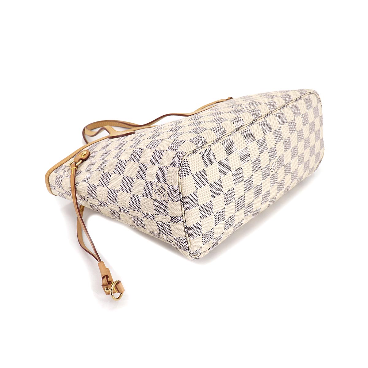Louis Vuitton Damier Azur Neverfull PM Tote Bag White