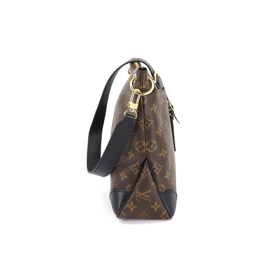 Louis Vuitton Monogram Odeon NM MM Shoulder Bag Brown Noir Crossbody
