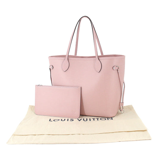 Louis Vuitton Epi Neverfull MM Tote Bag Rose Valerine