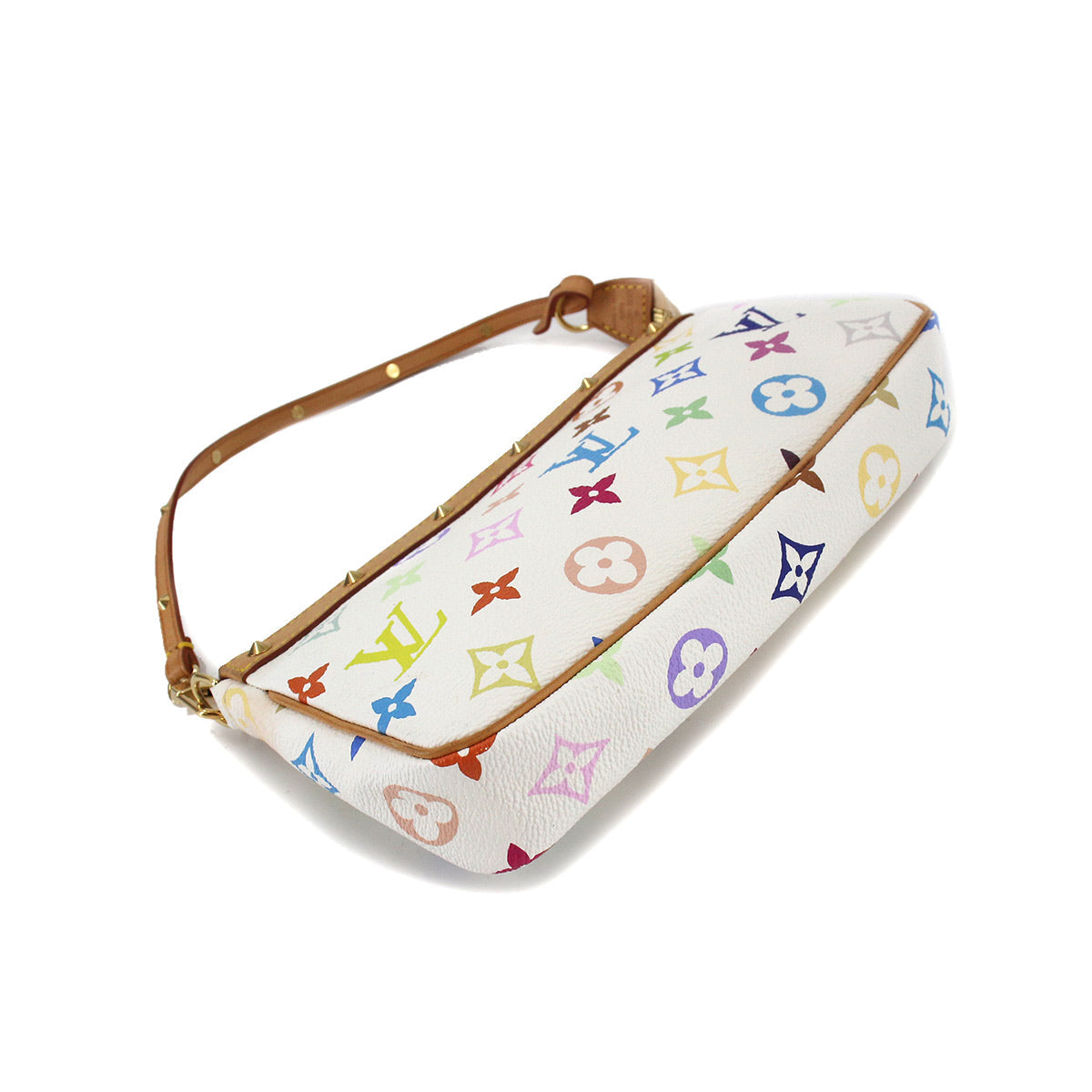 Louis Vuitton Monogram Multicolor Pochette Accessoire Hand Bag Bron