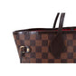 Louis Vuitton Damier Neverfull MM Tote Bag Ebene Brown