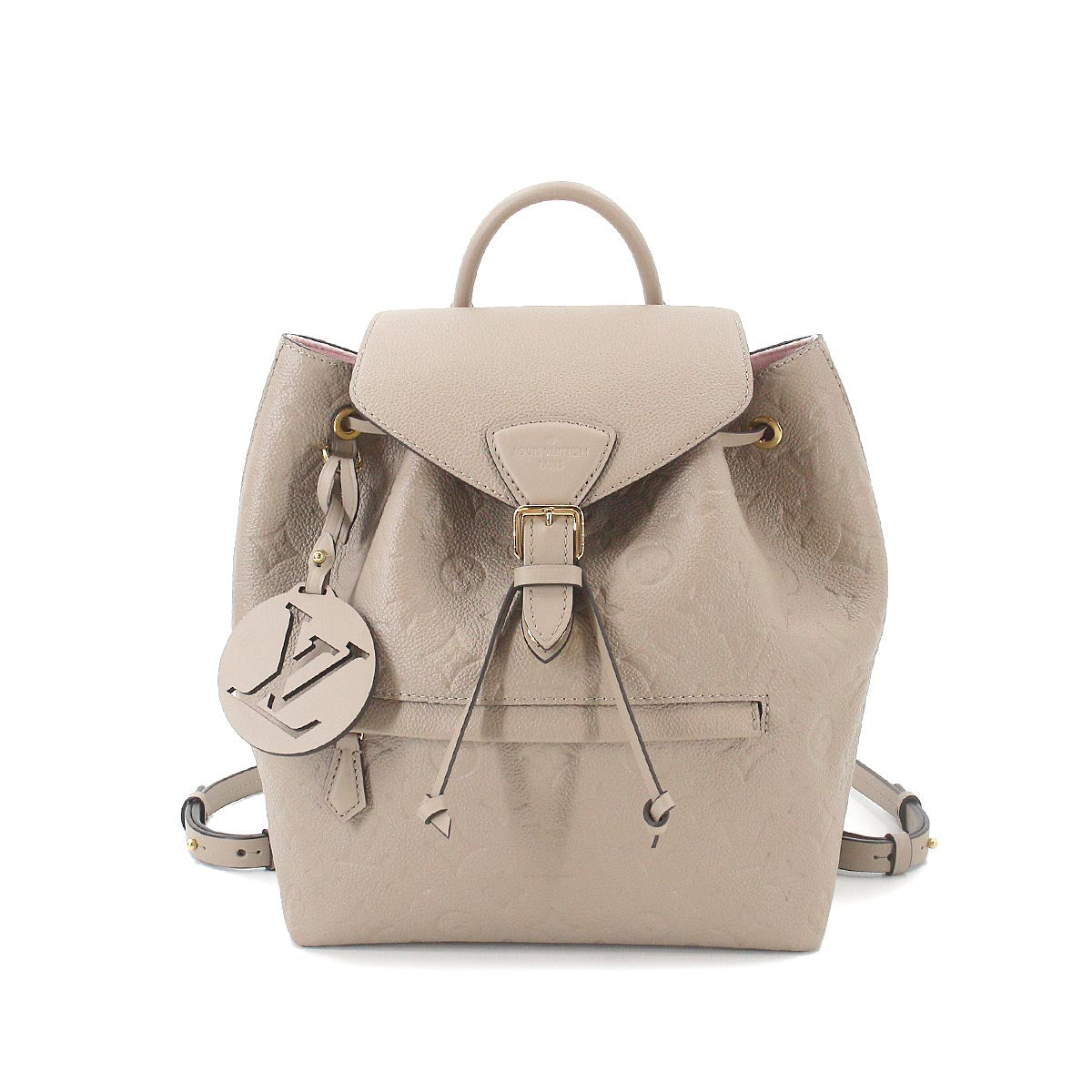 Louis Vuitton Monogram Implant Montsouris PM Backpack Leather