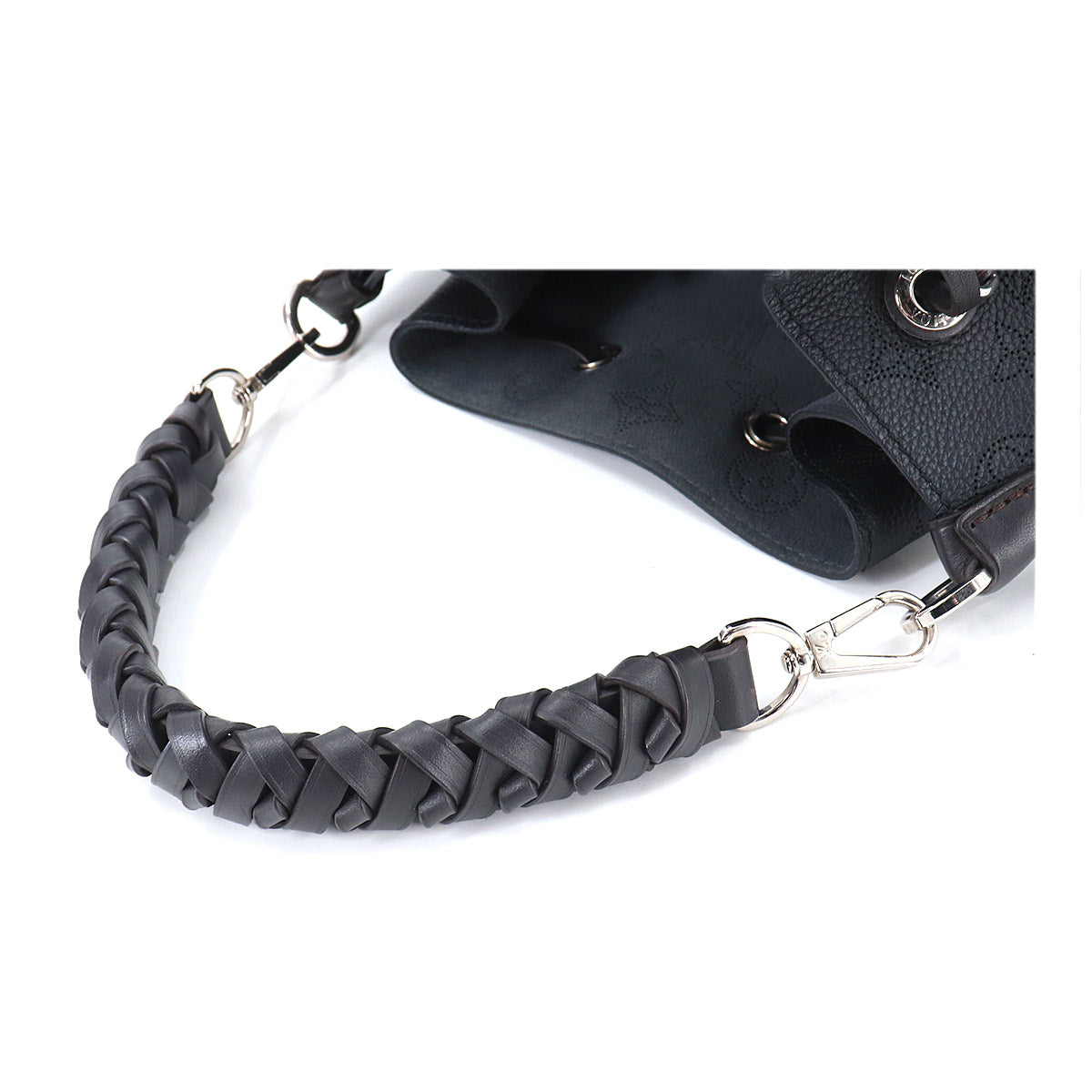 Louis Vuitton Mahina Muria 2way Hand Shoulder Bag Leather Noir