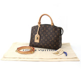 Louis Vuitton Monogram Petit Palais PM 2way Shoulder Bag Brown