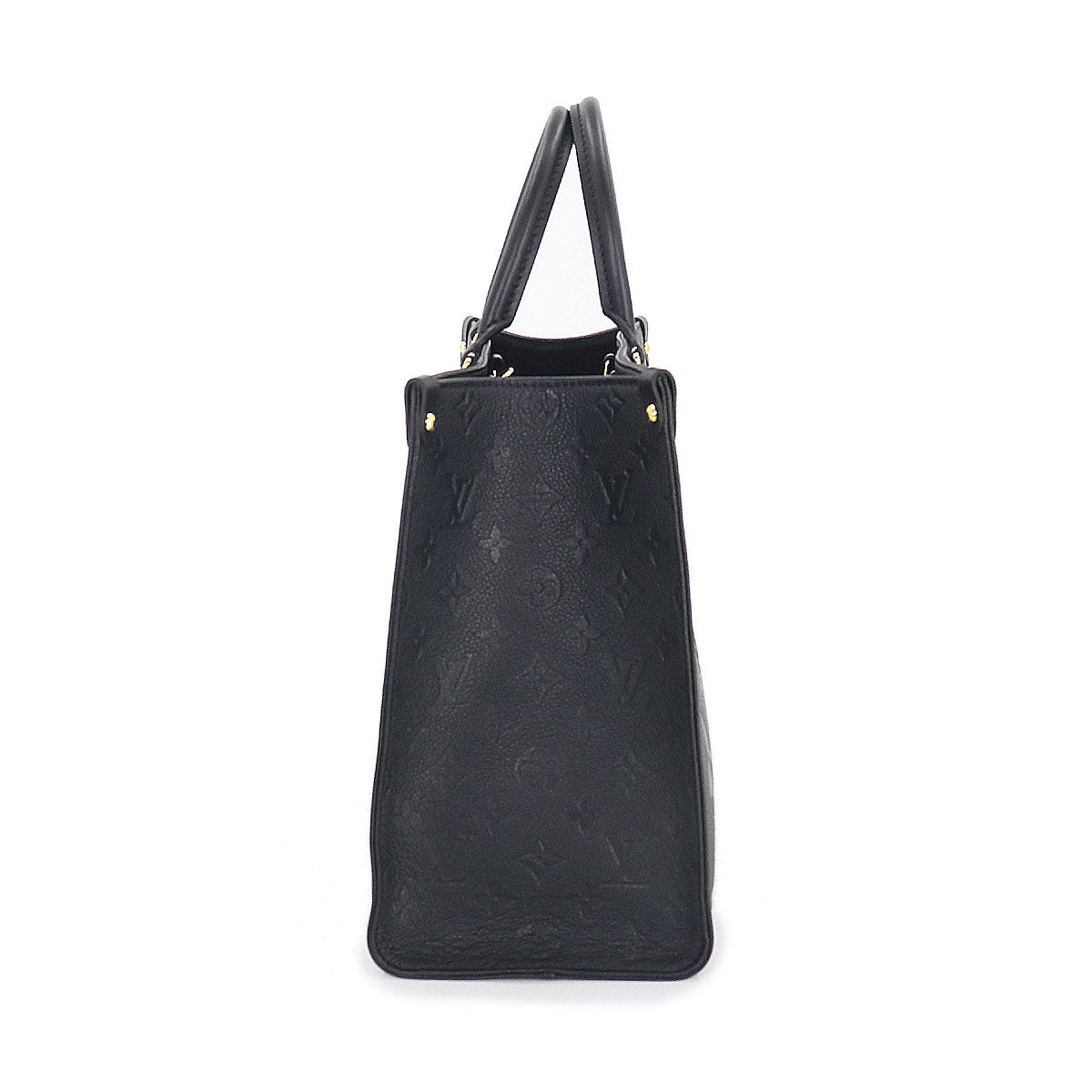 Louis Vuitton Monogram Implant Onthego MM 2way Tote Bag Noir