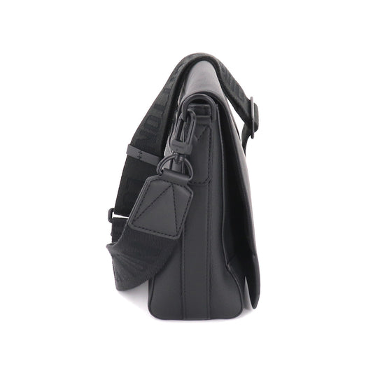Louis Vuitton Aerogram Takeoff Messenger Shoulder Bag Leather Black