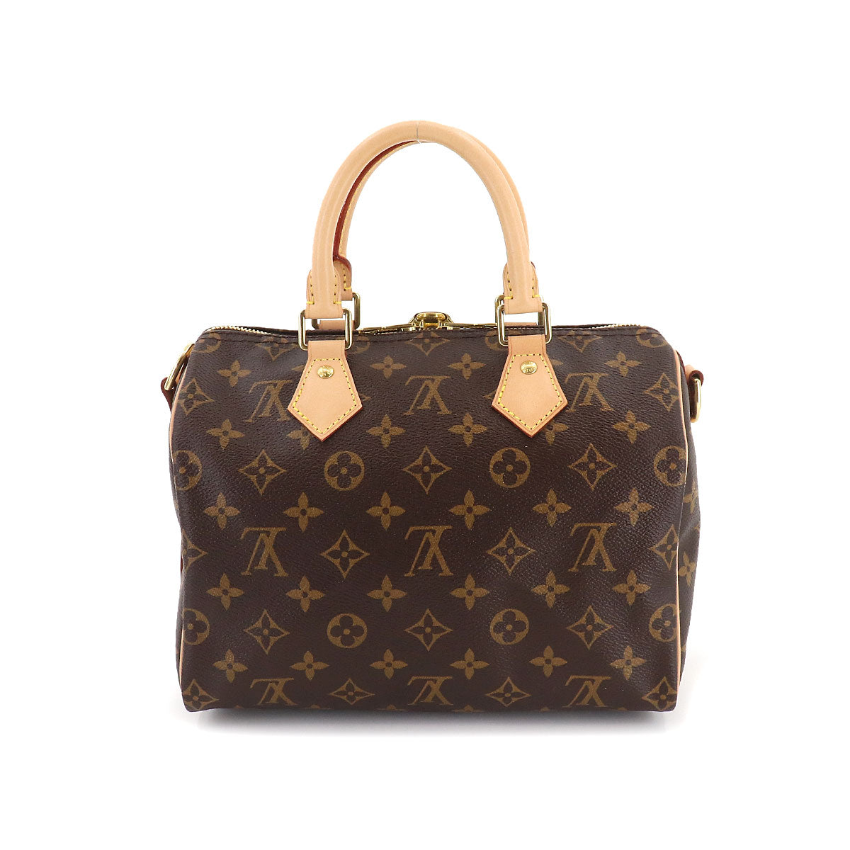Louis Vuitton Monogram Speedy Bandouliere 25 2way Shoulder Bag Brown