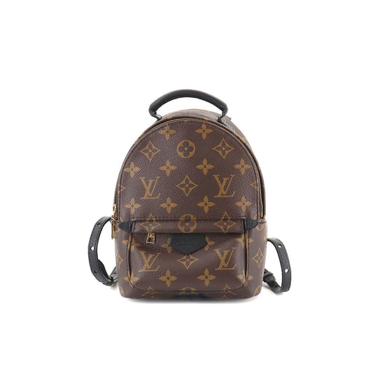 Louis Vuitton Monogram Palm Springs Backpack Mini Rucksack Brown