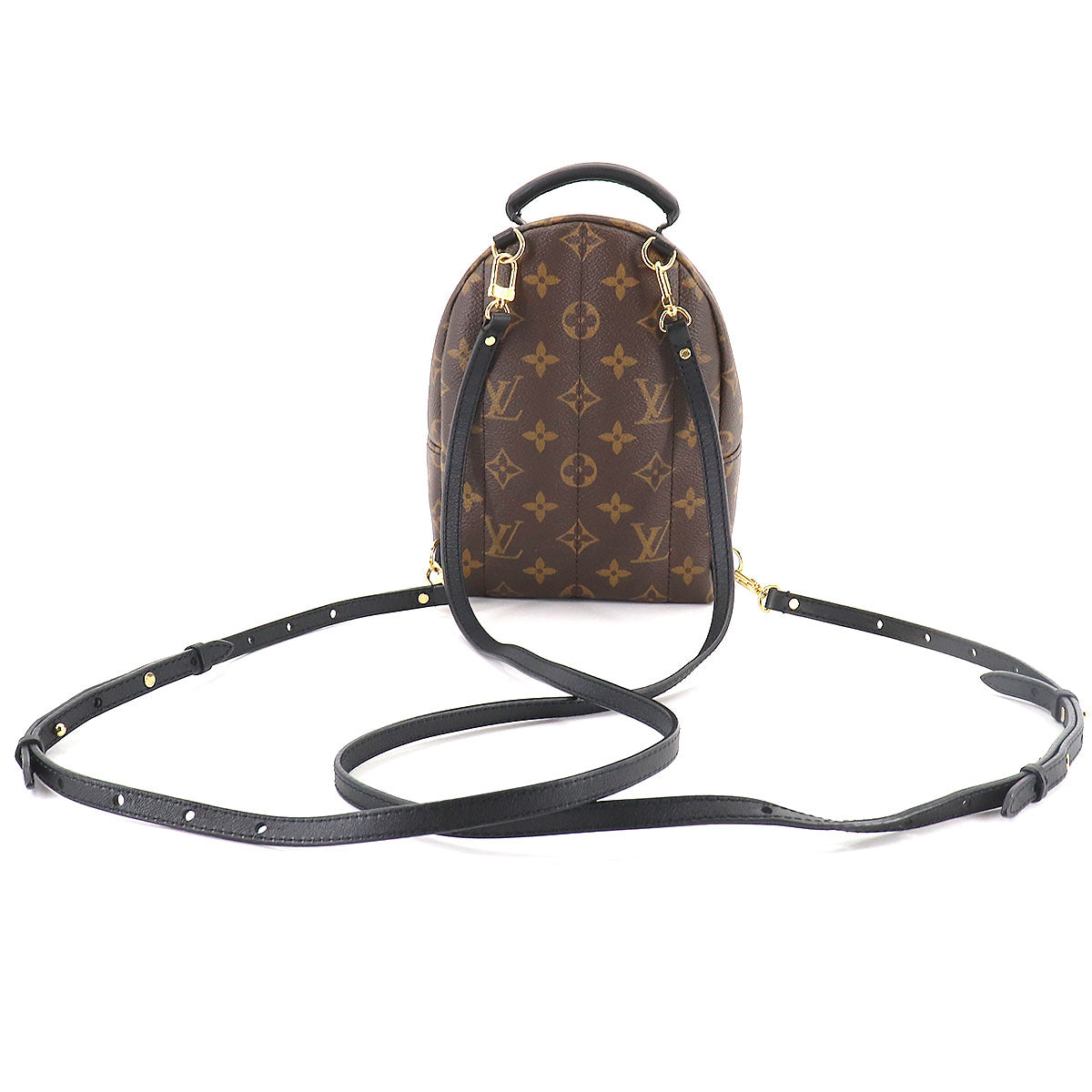 Louis Vuitton Monogram Palm Springs Backpack Mini Rucksack Brown
