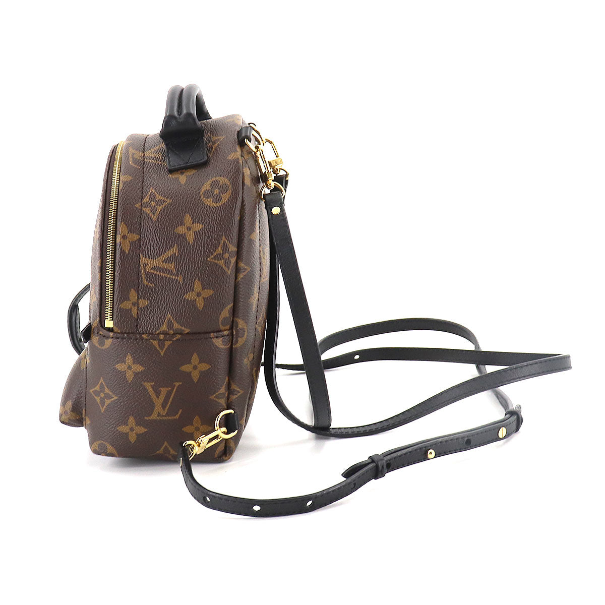 Louis Vuitton Monogram Palm Springs Backpack Mini Rucksack Brown