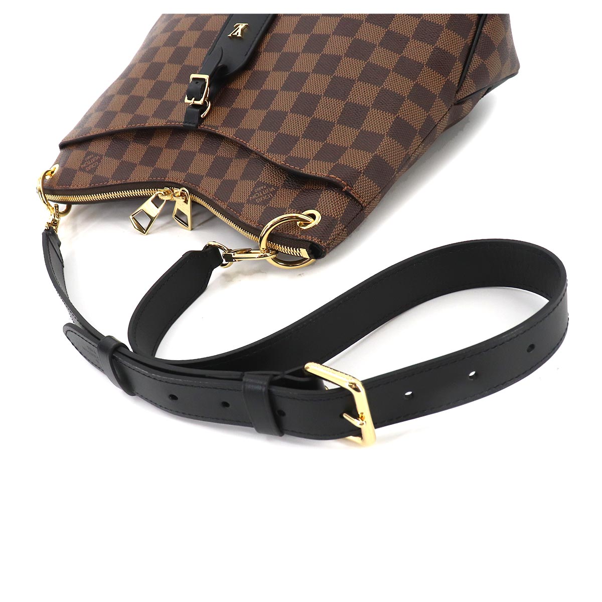 Louis Vuitton Damier Odeon NM MM Shoulder Bag Noir Crossbody