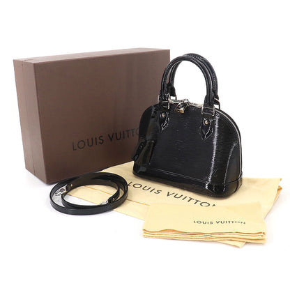 Louis Vuitton Epi Electric Alma BB 2way Shoulder Bag Leather Noir