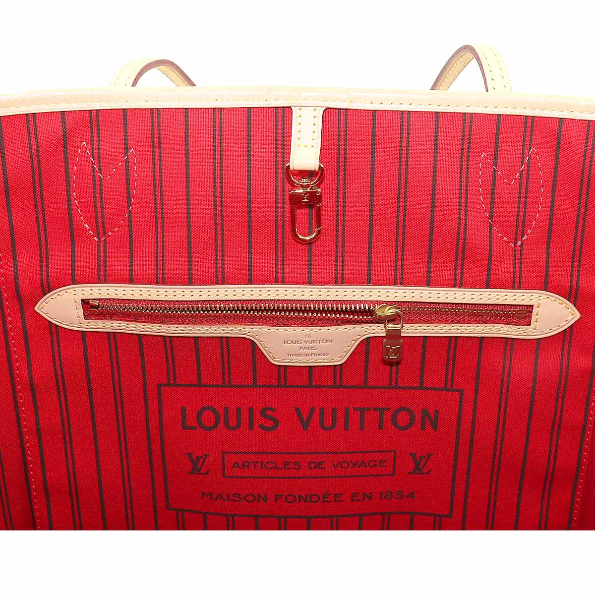 Louis Vuitton Monogram Neverfull MM Tote Bag Brown