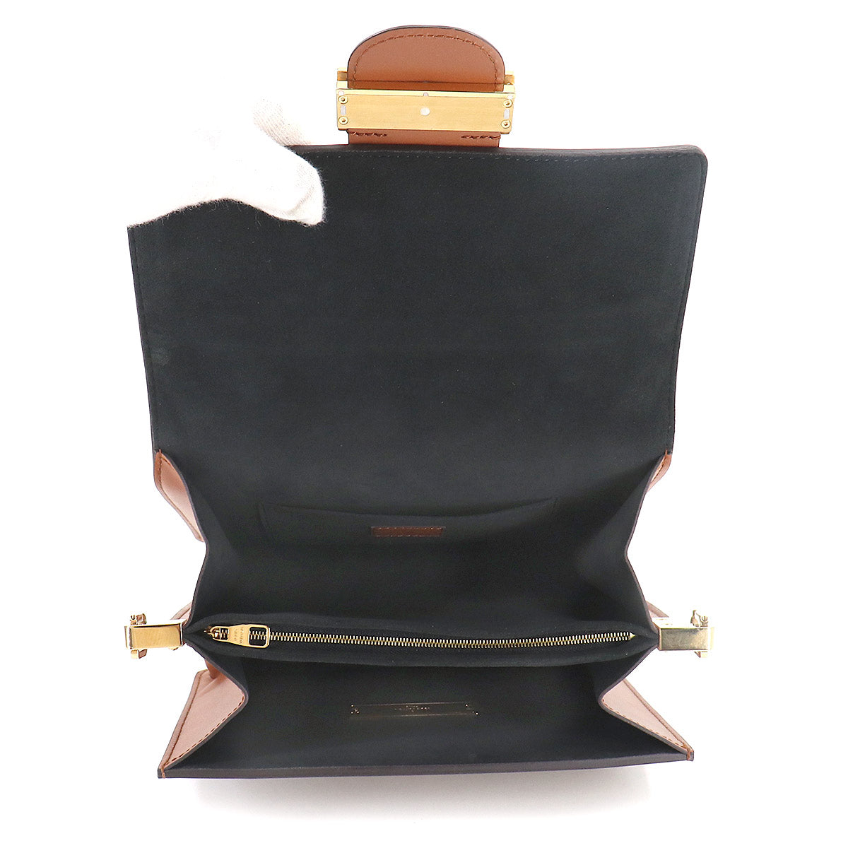 Louis Vuitton Monogram Reverse Dauphine MM 2way Shoulder Bag Brown