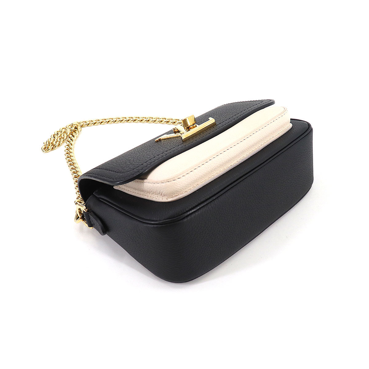 Louis Vuitton Lockme Tender Chain Shoulder Bag Leather Noir