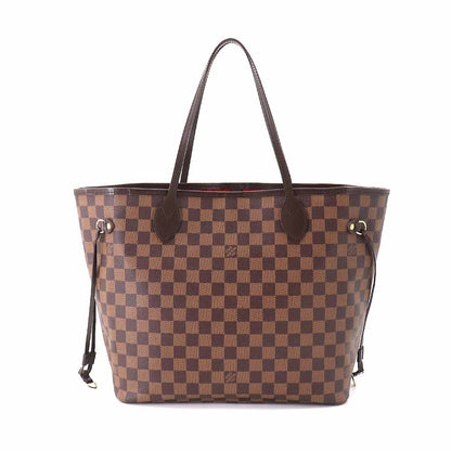 Louis Vuitton Damier Neverfull MM Tote Bag Ebene Brown