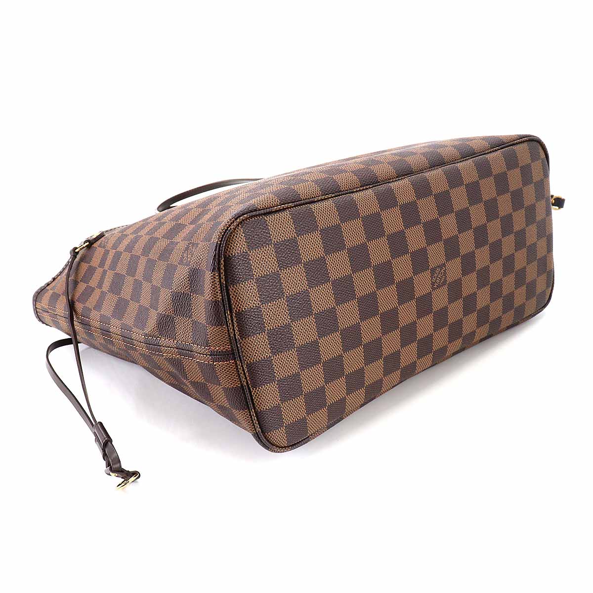 Louis Vuitton Damier Neverfull MM Tote Bag Ebene Brown