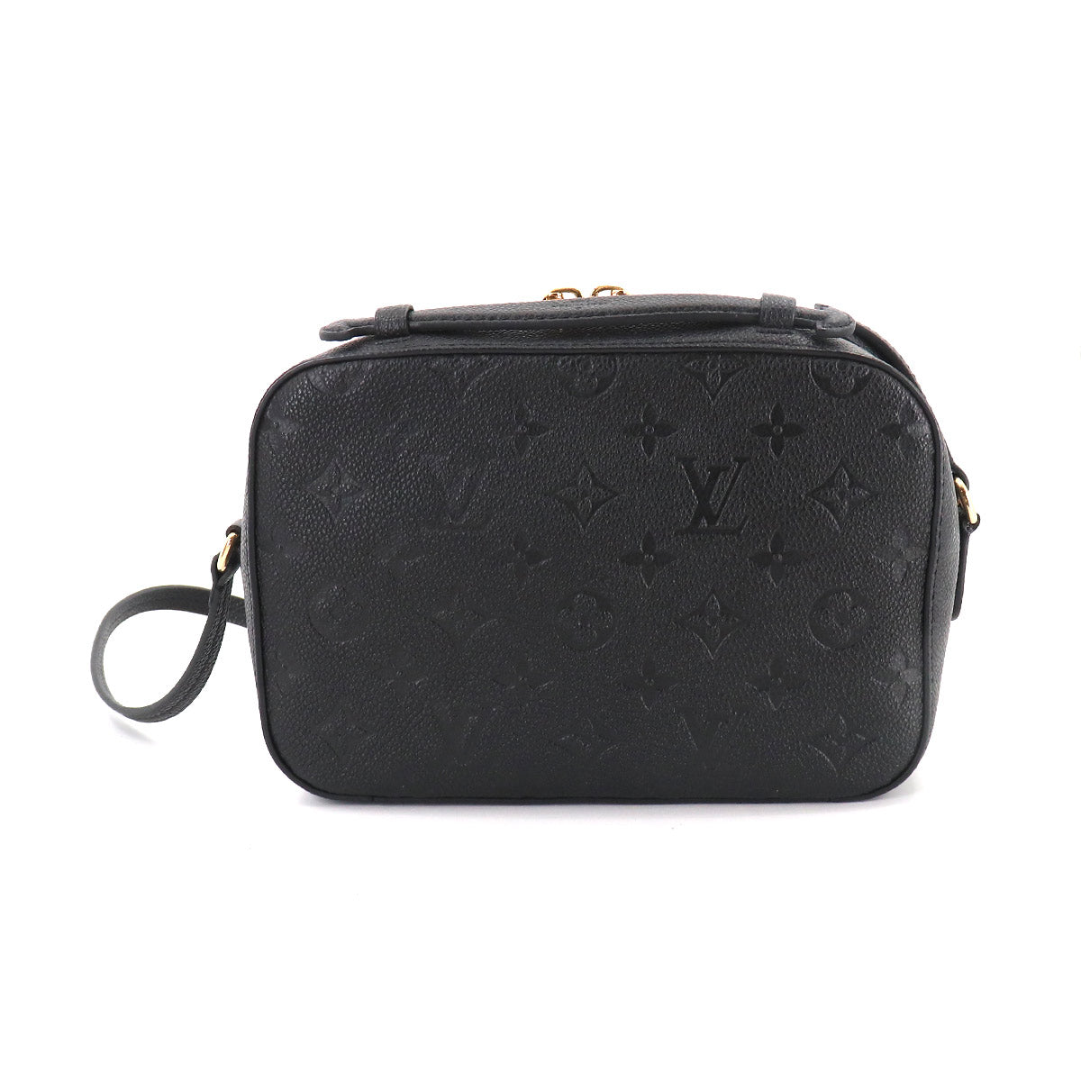 Louis Vuitton Monogram Emplant Saintonge 2way Shoulder Bag Leather Noir Black