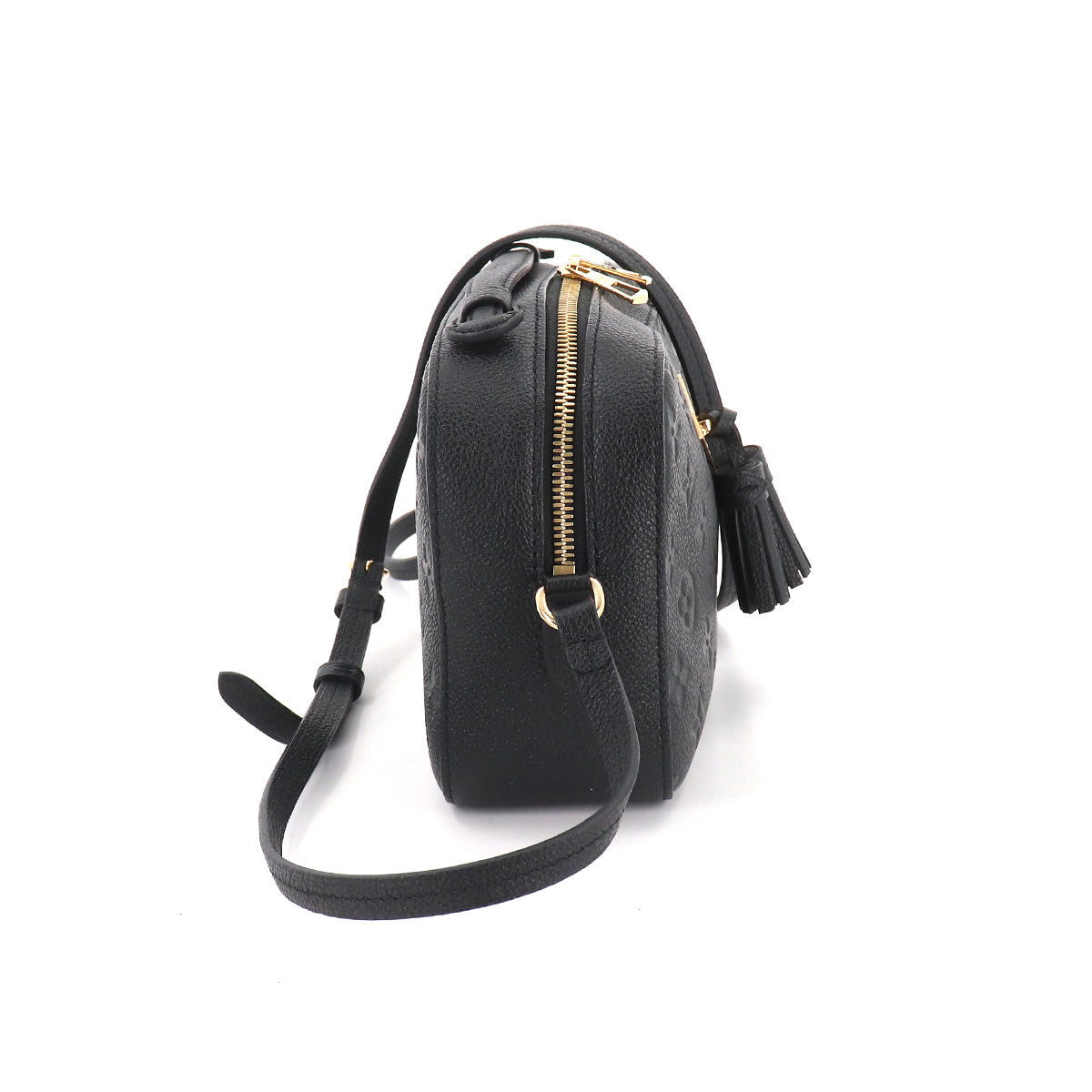 Louis Vuitton Monogram Emplant Saintonge 2way Shoulder Bag Leather Noir Black