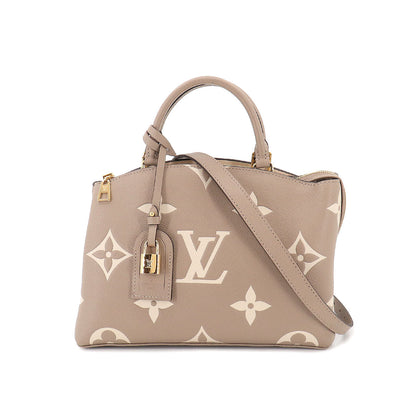 Louis Vuitton Bicolor Monogram Emplant Petit Palais PM 2way Shoulder Bag Leather