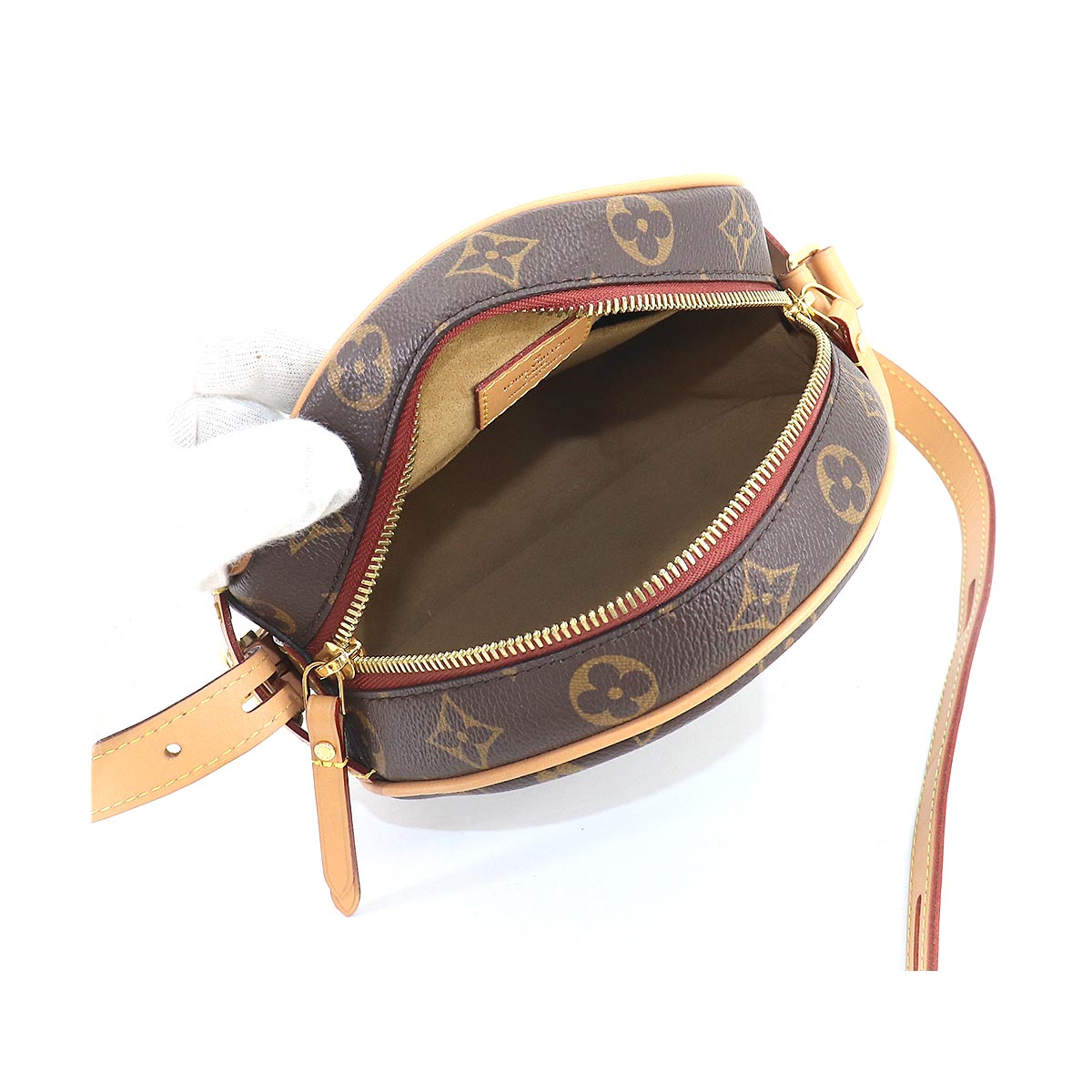 Louis Vuitton Monogram Boite Chapeau Souple PM Shoulder Bag Brown