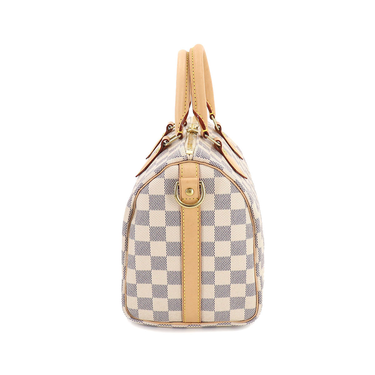 Louis Vuitton Damier Azur Speedy Bandouliere 25 Hand Bag White
