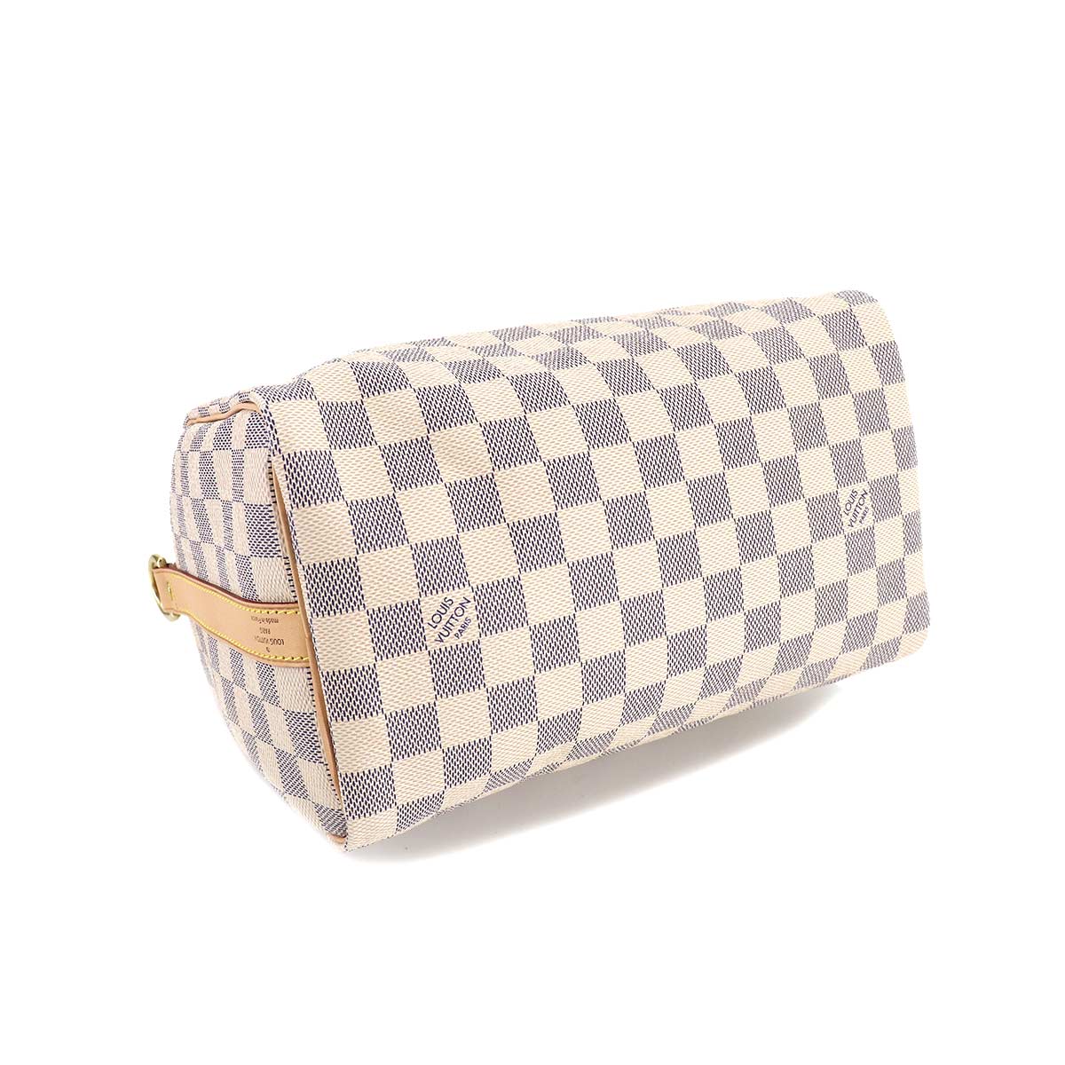 Louis Vuitton Damier Azur Speedy Bandouliere 25 Hand Bag White