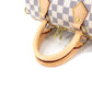 Louis Vuitton Damier Azur Speedy Bandouliere 25 Hand Bag White