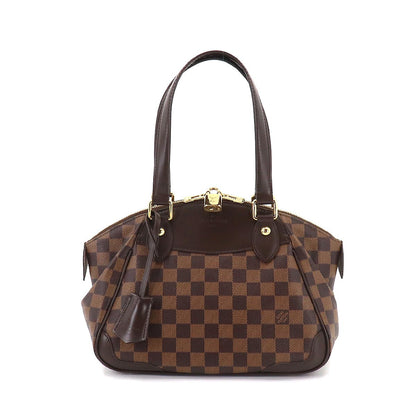 Louis Vuitton Damier Verona PM Hand Bag Ebene Brown