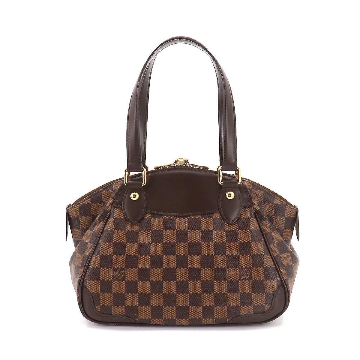Louis Vuitton Damier Verona PM Hand Bag Ebene Brown