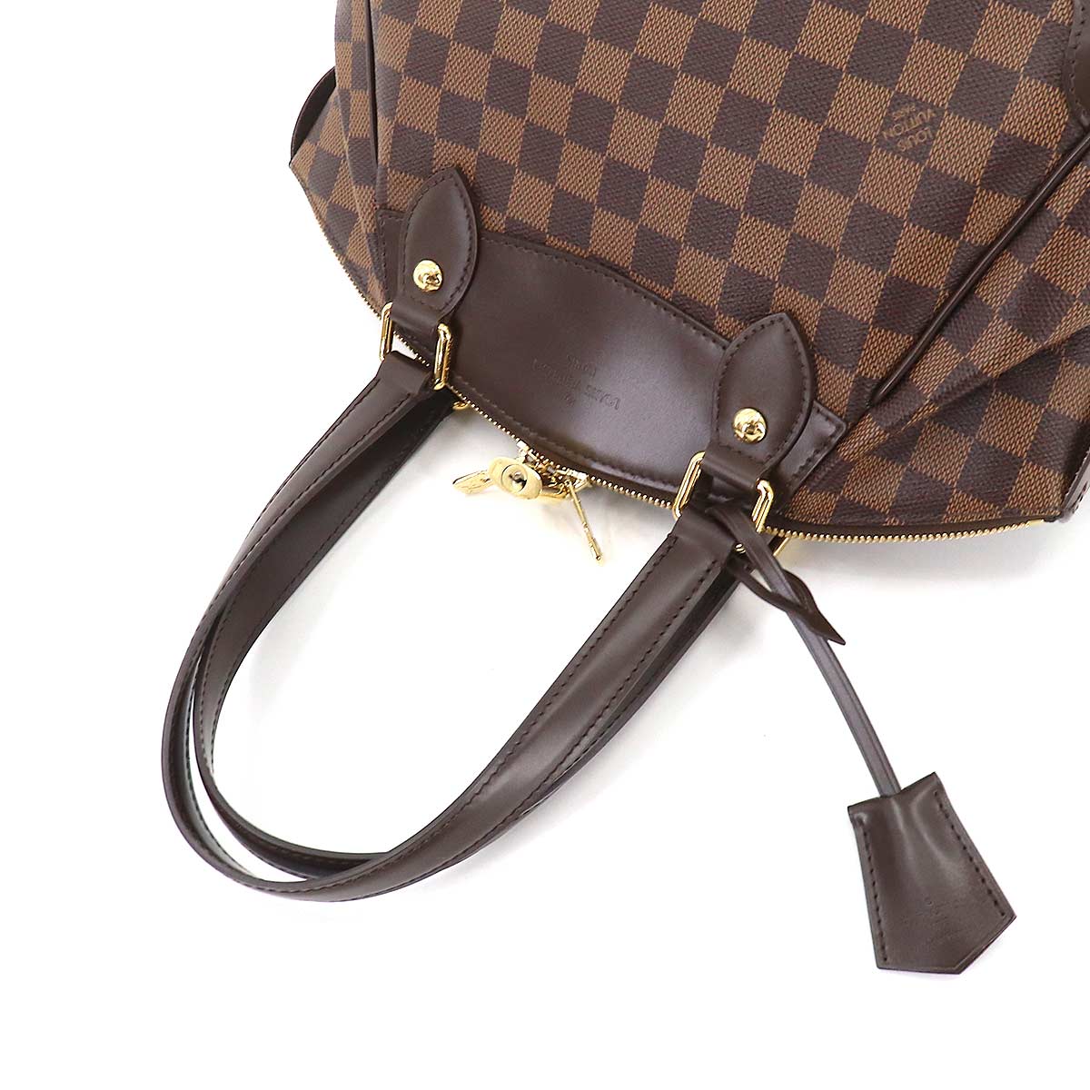 Louis Vuitton Damier Verona PM Hand Bag Ebene Brown