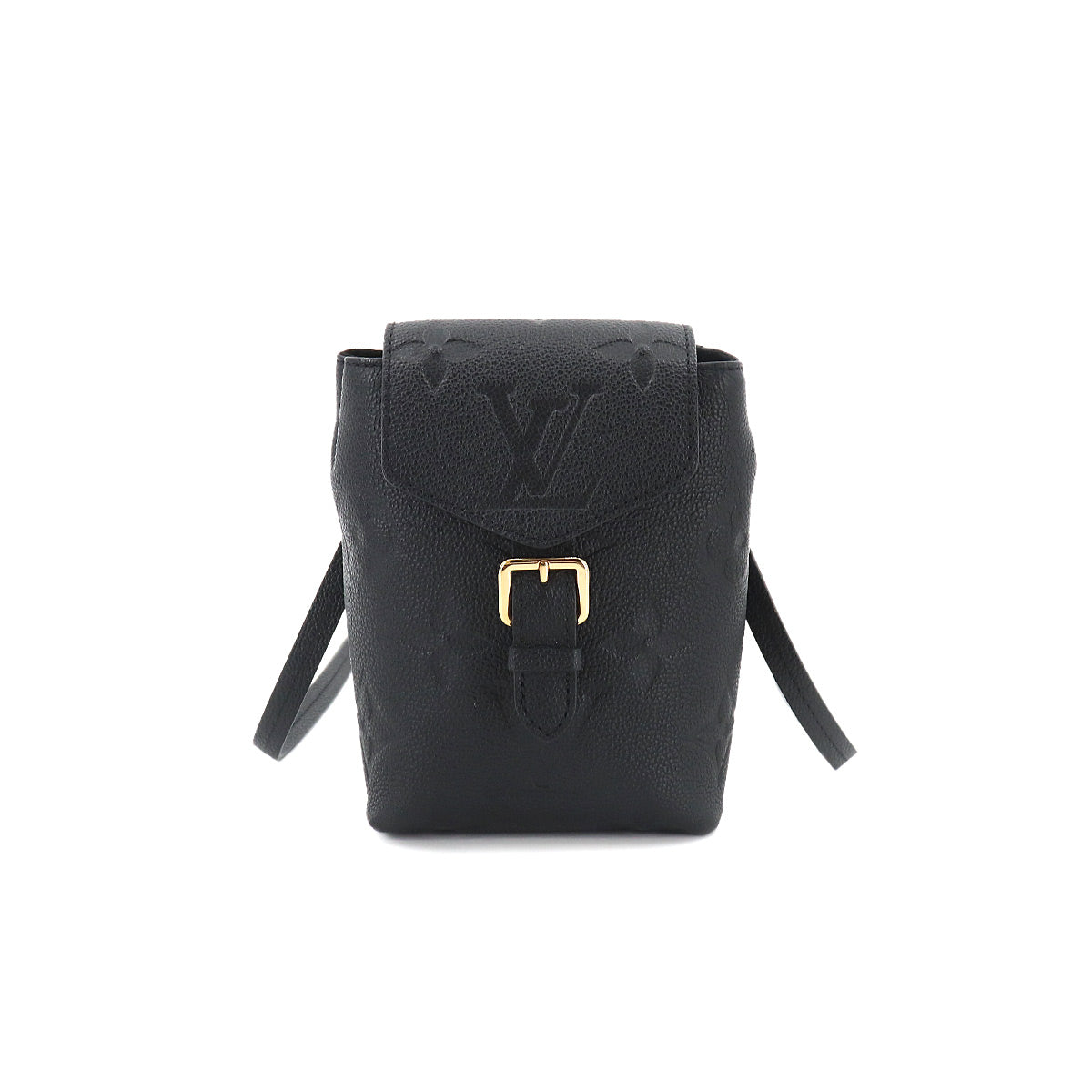Louis Vuitton Monogram Implant Tiny Backpack Leather Noir