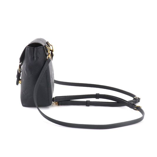 Louis Vuitton Monogram Implant Tiny Backpack Leather Noir