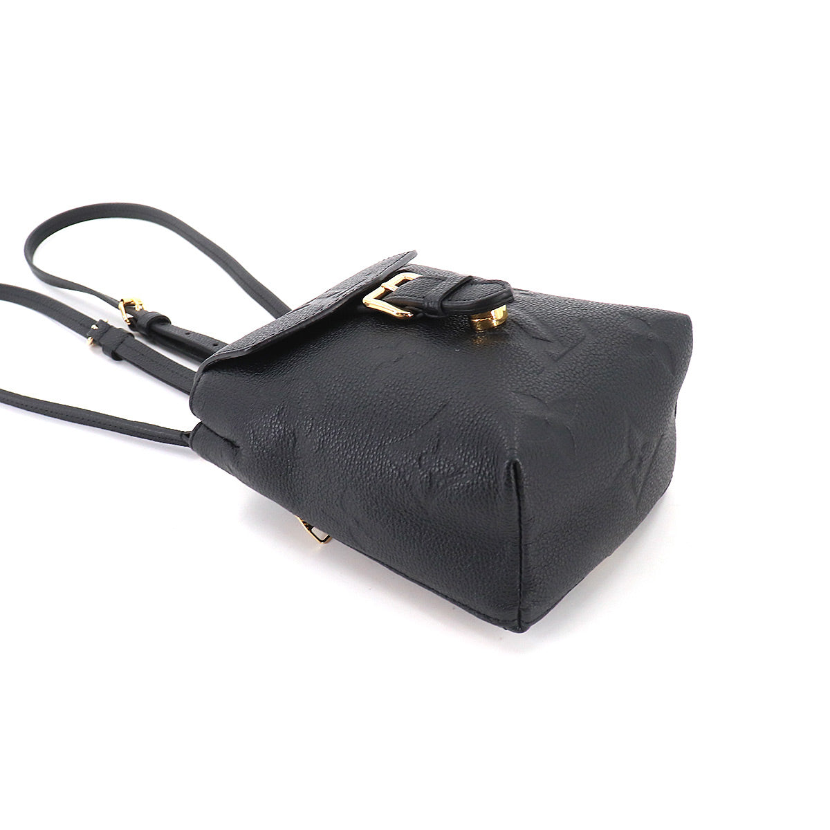 Louis Vuitton Monogram Implant Tiny Backpack Leather Noir