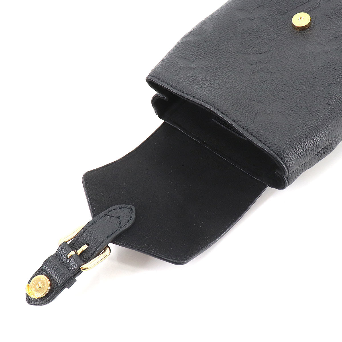 Louis Vuitton Monogram Implant Tiny Backpack Leather Noir