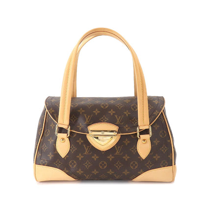 Louis Vuitton Monogram Beverly GM Shoulder Bag Brown Gold Hardware
