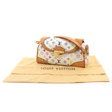 Louis Vuitton Monogram Multicolor Beverly MM Shoulder Bag White