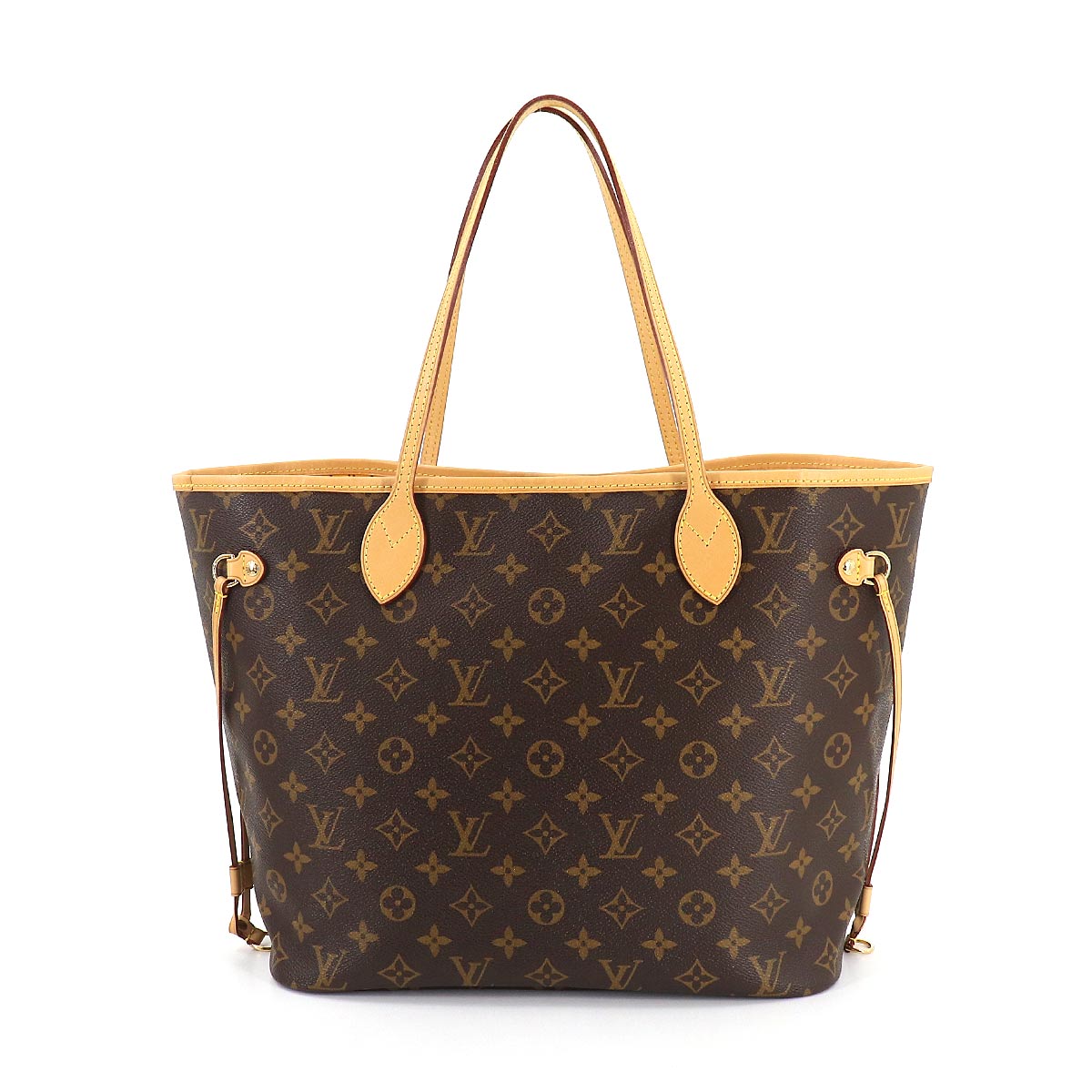 Louis Vuitton Monogram Neverfull MM Tote Bag Brown