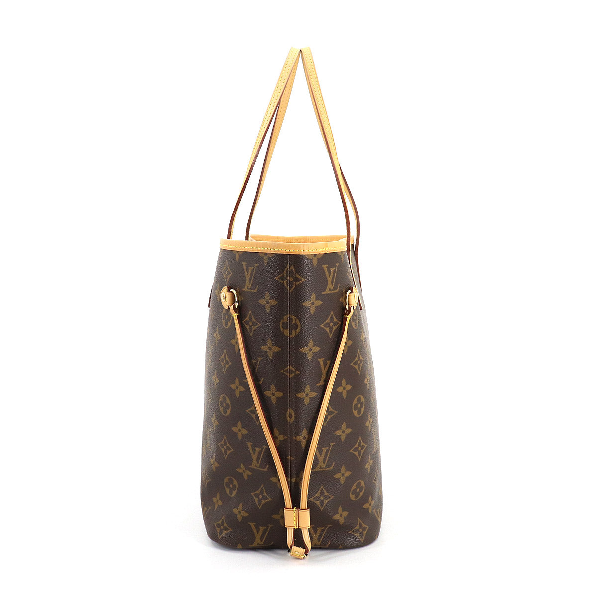 Louis Vuitton Monogram Neverfull MM Tote Bag Brown