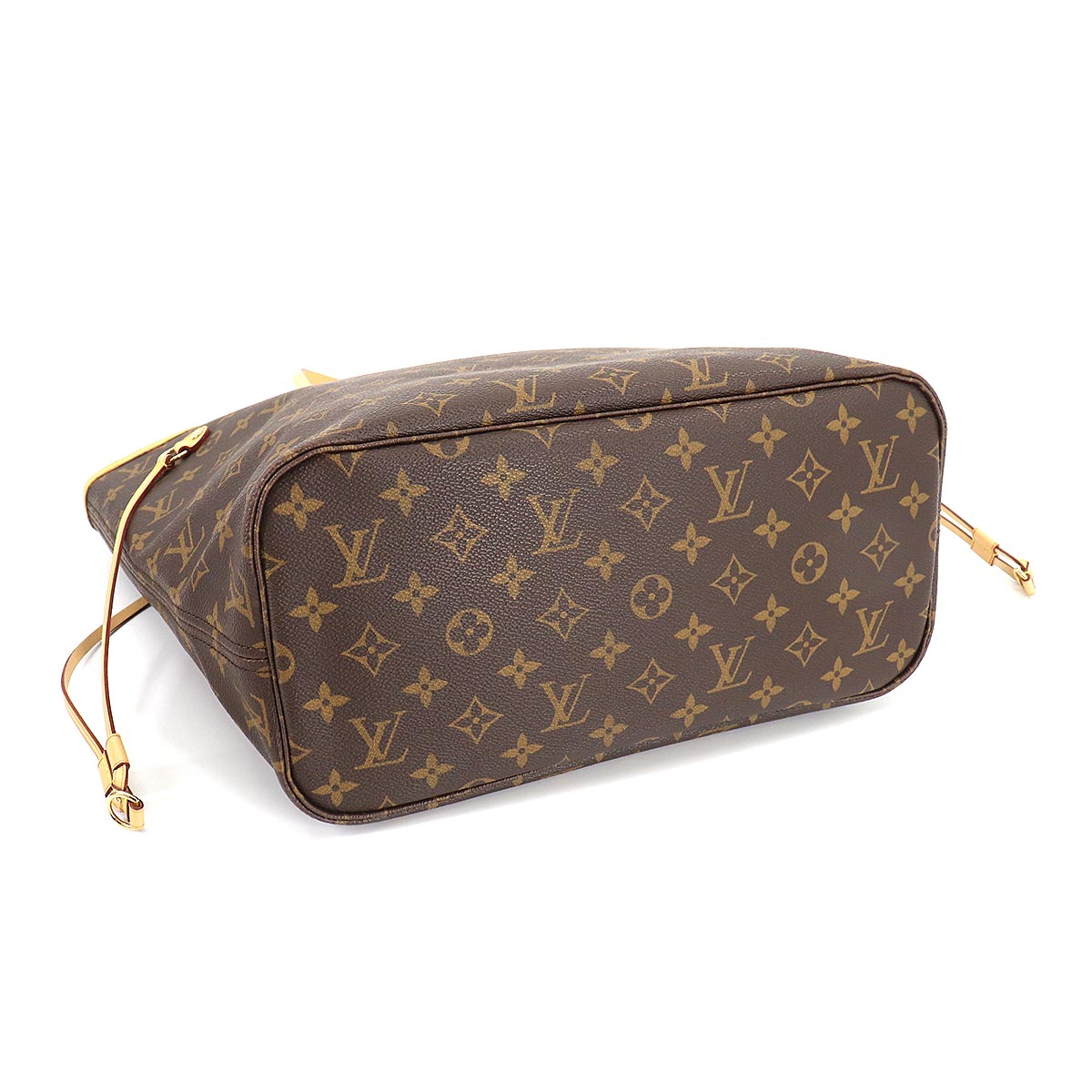 Louis Vuitton Monogram Neverfull MM Tote Bag Brown