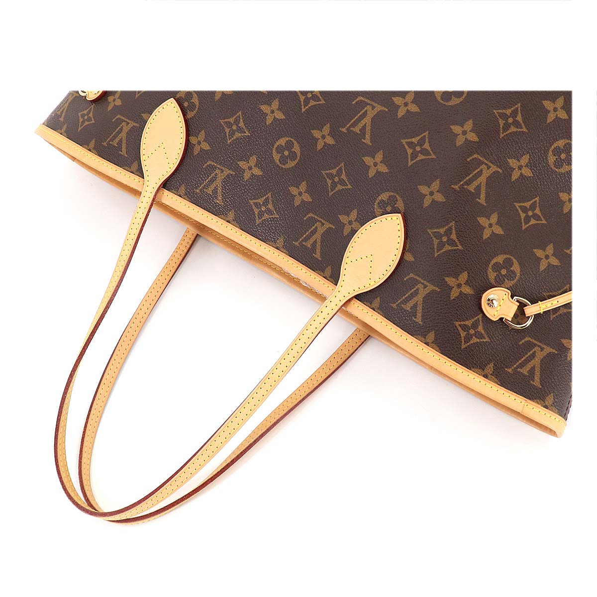 Louis Vuitton Monogram Neverfull MM Tote Bag Brown