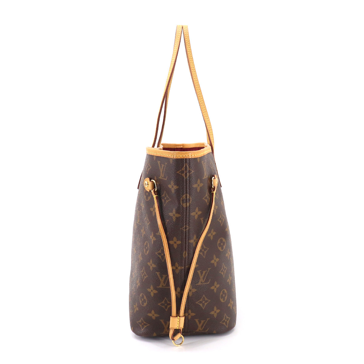 Louis Vuitton Monogram Neverfull MM Tote Bag Brown