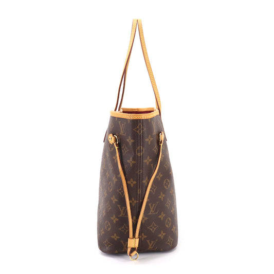 Louis Vuitton Monogram Neverfull MM Tote Bag Brown