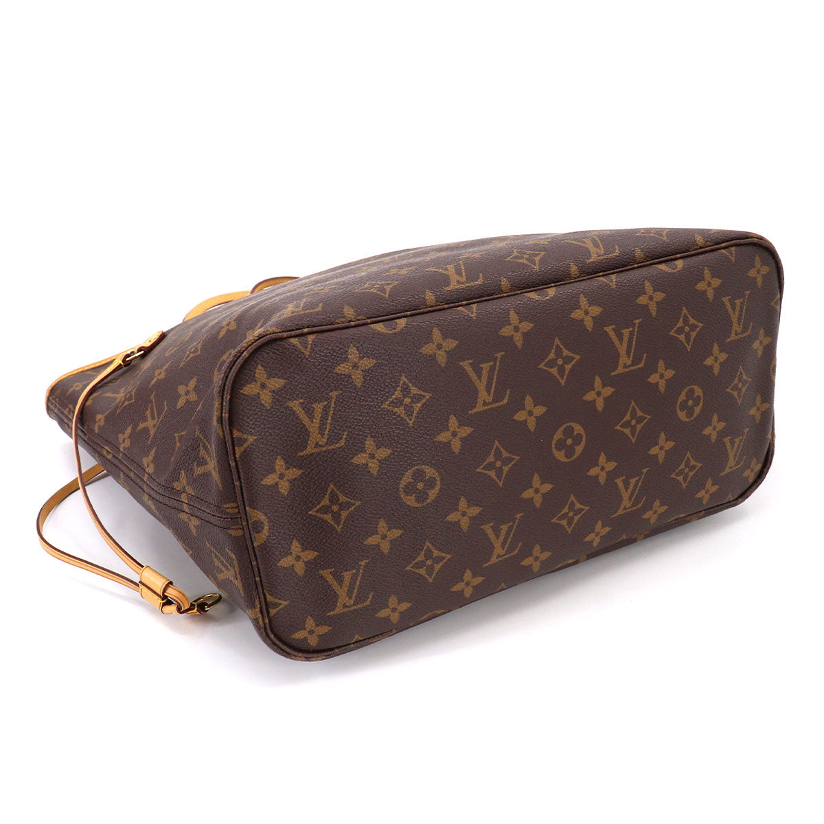 Louis Vuitton Monogram Neverfull MM Tote Bag Brown