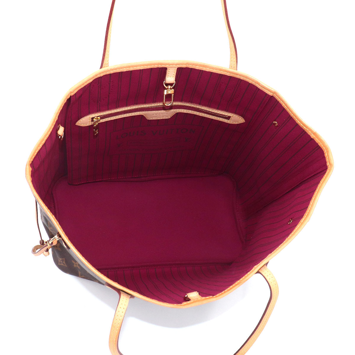 Louis Vuitton Monogram Neverfull MM Tote Bag Brown